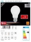 Lâmpadas LED - Lâmpadas  Lámpada LED E27 - LED - A60 / FILAMENT MILKY 8W
